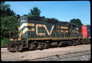 Original Rail Slide - CV Central Vermont 4551 Palmer MAS 6-22-1986 - Picture 1 of 1