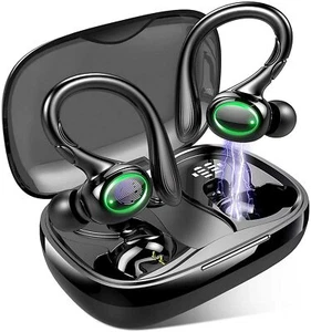 Bluetooth 5.1 Kopfhörer Sport, In Ear Kopfhörer Kabellos, IPX7 Wasserdicht - Bild 1 von 7