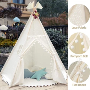 Kinderzelt Spielzelt Tipi Zelt Indische Zelt Indianer Spielhaus Drinnen,Draußen - Bild 1 von 15