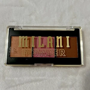 Milani Cheek Kiss Powder Blush Trio 120 Golden Hour Glow 0.26 Oz - Picture 1 of 4