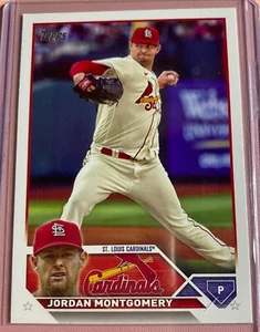 2023 Topps Series 1 Base #32 Jordan Montgomery St. Louis Cardinals MLB Baseball - Picture 1 of 2