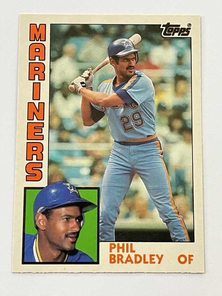 1984 Topps Baseball #15 - Phil Bradley XRC - Seattle Mariners - Image 1 of 2