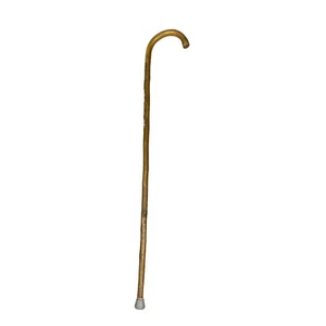 Vintage Hiking Stick 35” Wood Walking Cane German Badges European Swiss - Picture 1 of 6