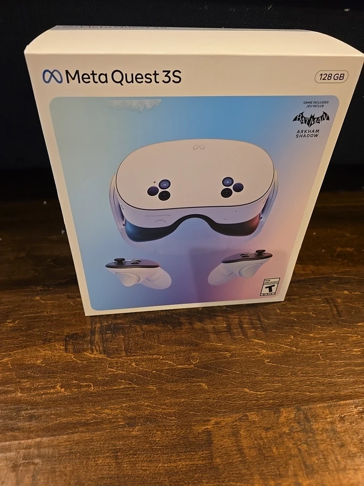 Meta Quest 3S VR Headset 128GB - NEW & SEALED w/ Batman: Arkham Shadow - Image 1 of 1