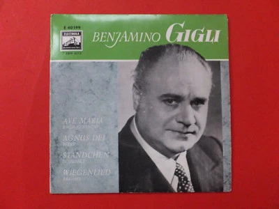 Benjamino GIGLI  Ave Maria Agnus Dei ca 1960 Vinyl  Single  neuwertig - Bild 1 von 2