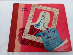 Dick Leibert 78rpm Set Victor Records P65 Wedding Music Radio City Hall - Picture 1 of 12