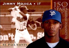2008 St. Paul Saints Team Issue #14 Jimmy Mojica Kissimmee Florida Baseball Card