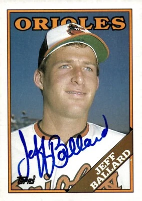 Jeff Ballard - Signed 1988 Topps Card #782 - Baltimore Orioles - Image 1 of 2