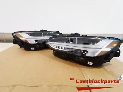 2018 2019 2020 VOLVO S90 V90 Full LED Headlights AFS Left+Right W/ 1 Turn Module - Image 1 of 4