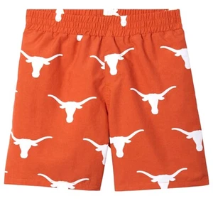 Columbia PFG Youth XL Texas Longhorns Swim Trunks Shorts Orange White - Picture 1 of 4