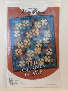 The Journey Home Debbie Caffrey's Classy Quilt Patterns 70 x 85 Darks 15" blocks - Picture 1 of 2
