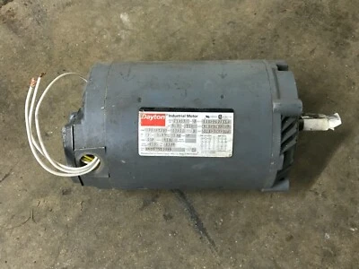 Dayton 3N875 3-Phase Industrial Motor 1/2 Hp 56 Frame 208-220/440V Ac - Image 1 of 4