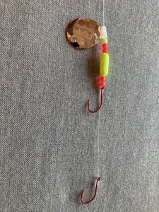SAVAGE STRIKE SPINNERS - Walleye - Imbracatura Spinner e Vermi - Confezione da 2 - Foto 1 di 2