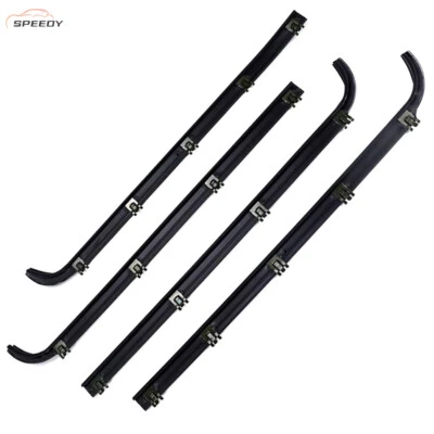 Cinturón de sellado de ventana de puerta resistente al clima 4 piezas apto para Ford F150 F250 F350 1987-97 Foto 1 de 4