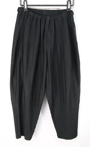 Special Price! HOMME PLISSE ISSEY MIYAKE Black Men's Cropped Pants size1 2728734 - Picture 1 of 7