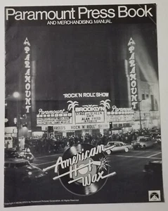 "AMERICAN HOT WAX" libro stampa film originale 1978 - non tagliato - CHUCK BERRY JAY LENO - Foto 1 di 4