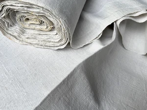 Ballen handgewebtes mittelgrobes Leinen 7,00/0,65 Meter um 1900 - Bild 1 von 5