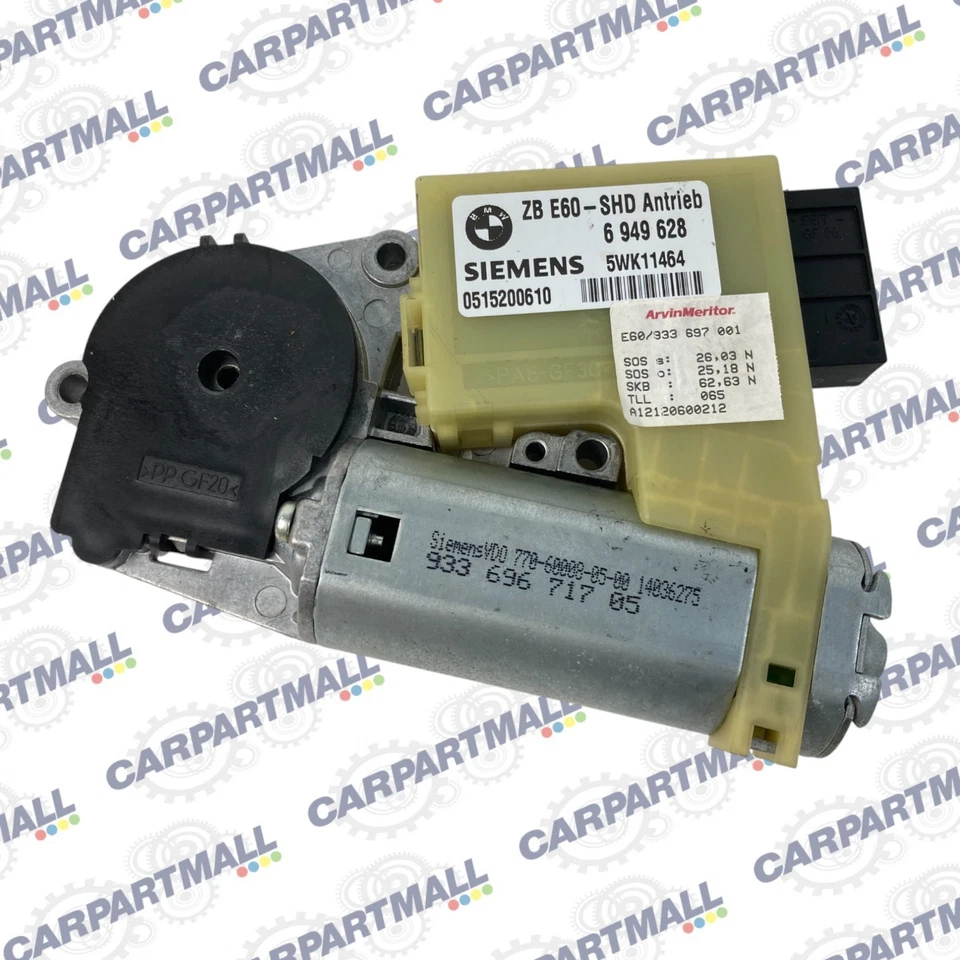 2006 2007 BMW 530xi Power Sunroof Sun Roof Motor Assy 5WK11464 OEM - Imagem 1 de 4