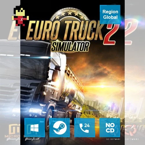 Euro Truck Simulator 2 for PC Steam Key Game Region Free - Image 1 of 1