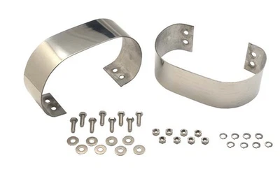 Kentrol 30438 Polished Bumperettes Pair for 76-95 Jeep Wrangler CJ & YJ - Image 1 of 4