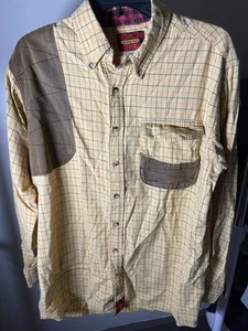 Camisa de tiro de caza ventilada vintage informal BRÃEVAL Tiera manga mediana larga - Imagen 1 de 13