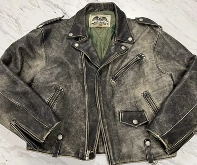 Chaqueta de Motociclista Avirex Motocicleta Club F750 Campeonato Mundial Años 60 De Colección Foto 1 de 4