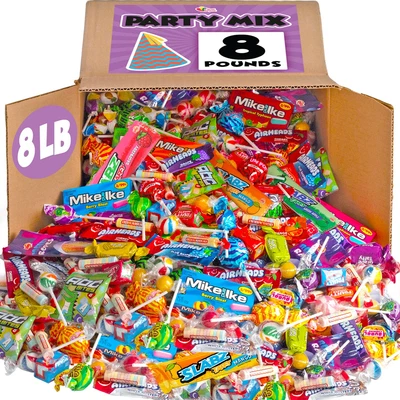 Big Bulk Candy - 8 Pounds - Individually Wrapped Candies - Big Bulk Candies - Pi - Image 1 of 4