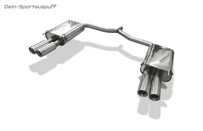 Fox Doble Escape Deportivo Opel Vectra C Caravan 2x76mm Redondeado - Imagen 1 de 4