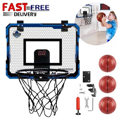 Basketballkorb Kinder Basketballständer Indoor Outdoor mit Pumpe & Ball Geschenk - Bild 1 von 4