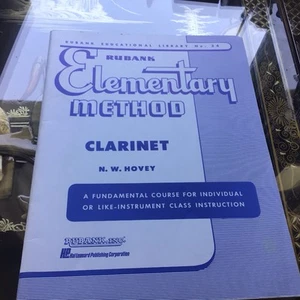 Rubank Elementary. Método: Clarinete. Nuevo - Imagen 1 de 10