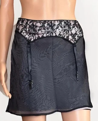 Lip Service Blacklist No Rest For The Wicked Lace Garter Skirt Goth Victorian S - Image 1 of 4