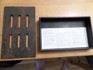 Cast Iron Grill Smoker Box 8 Inch Vented For Gas And Electric Grills - Picture 1 of 4