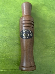 Vintage P.S. OLT - 66 Duck Call - Wood - PERKIN, IL Works Great - Picture 1 of 6