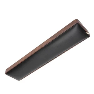 Walnut Keyboard Wrist Rest With Memory Foam Anti Slip Rubber Base Ergonomic Wood - Afbeelding 1 van 22