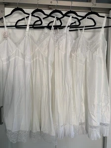 Vintage Full Slips Lot Of 5 Size 34 NOS/NWT Aristocraft, Burlington, Lady Lynne - Picture 1 of 19