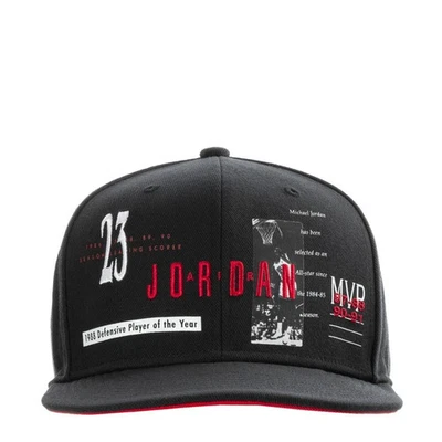 NUEVO Para hombres Talla S/M Air Jordan Pro Structure MVP Gorra Snapback Negra Roja Nueva con Etiquetas Gorra Foto 1 de 4