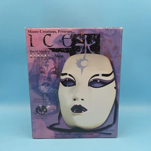 Máscara de cerámica Butoh Kabuki pintada a mano de David Mack Moore Creations en caja  - Imagen 1 de 6