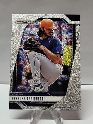 2025 Panini Prizm Spencer Arrighetti Silver Shimmer Prizm #20 Houston Astros  - Image 1 of 2