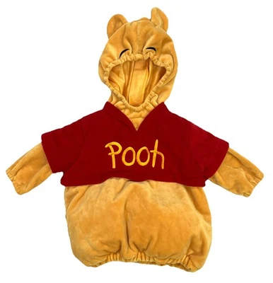Disney Bebé 3-6m Lux Winnie the Pooh Peluche Halloween Disfraz Amarillo Vientre Hinchado Foto 1 de 3