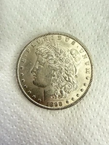 1898 P Morgan Dollar vz fast unzirkuliert schöne Münze Silber - Bild 1 von 2