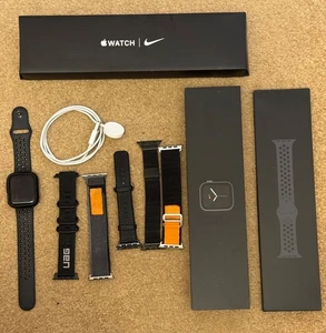 Apple Watch Series 6 -Nike-44mm Full Box Szara aluminiowa obudowa - plus 5 pasków! - Zdjęcie 1 z 12