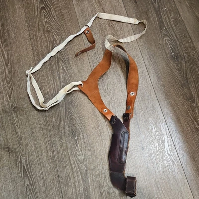 Vintage Smith & Wesson Model 43 62 shoulder holster - Image 1 of 4