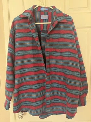 Vintage Lobo Pendleton Wool Native Design Shirt Size Large USA made  - Image 1 of 4