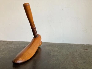 Zapato de madera vintage Watts patente DAMAS GRANDE árbol granja granero salvamento - Imagen 1 de 15