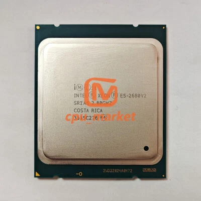 Intel Xeon E5-2680v2 SR1A6 2.8GHz 10 Cores 115W LGA2011 CPU Processor 2680 v2 - Image 1 of 2