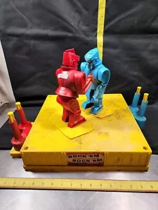 Vintage 1960s Marx Rockem Sockem Robot Boxing Ring Works Parts Or Easy Repair - Picture 1 of 6