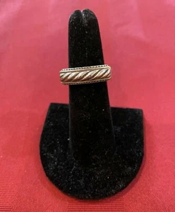 BRIGHTON quadratischer Damenring Silber Größe 5 - Bild 1 von 7