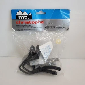 Vintage Christophe MTB Pedal Toe Clips Large Black France HTF - Picture 1 of 5