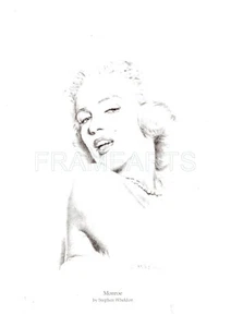 MONROE Bleistiftskizze Druck von Stephen Wheldon - Bild 1 von 2