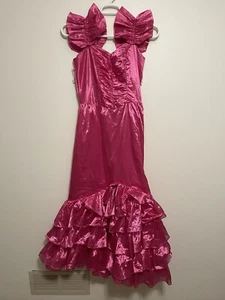 FANCY FROCKS by PHYLLIS GERRANS x VINTAGE Lagenlook Rüschen festliches Kleid Gr. 6-8 - Bild 1 von 21